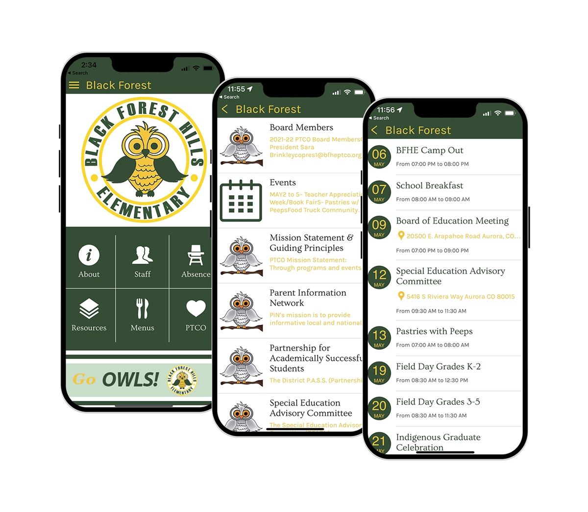 Website and App stay in synch.