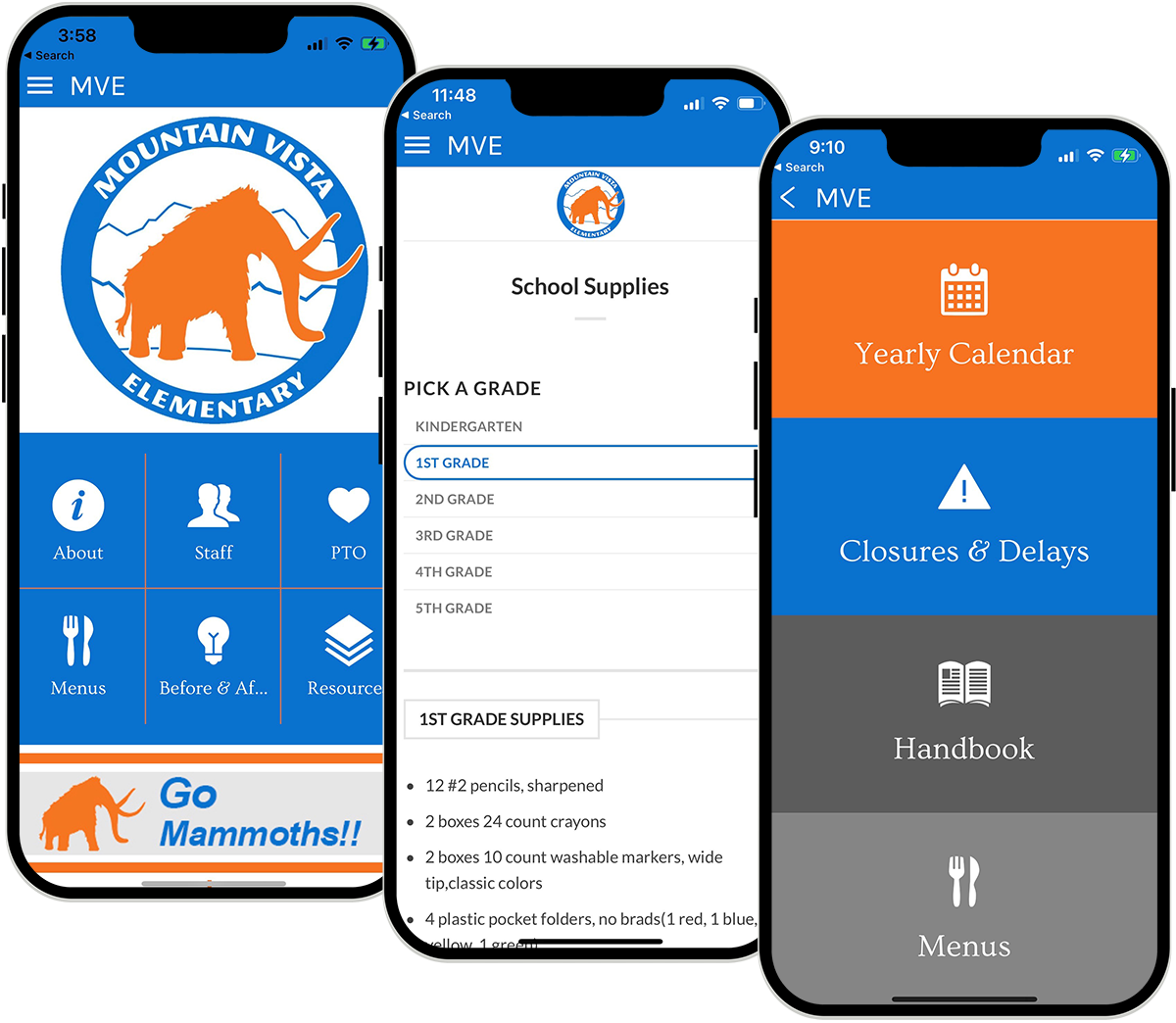 Website and App stay in synch.